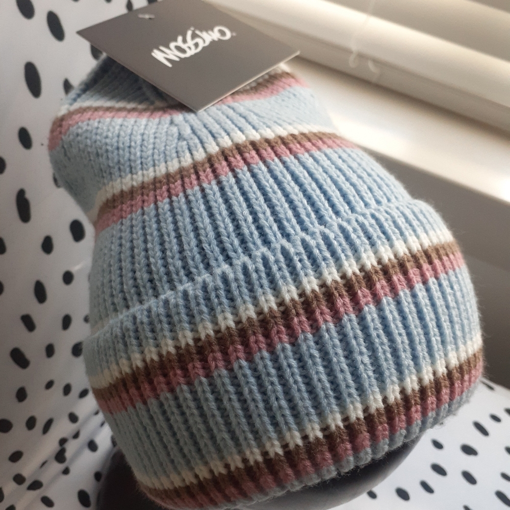 NWT Mossimo Striped Knit Beanie - Picture 5 of 5